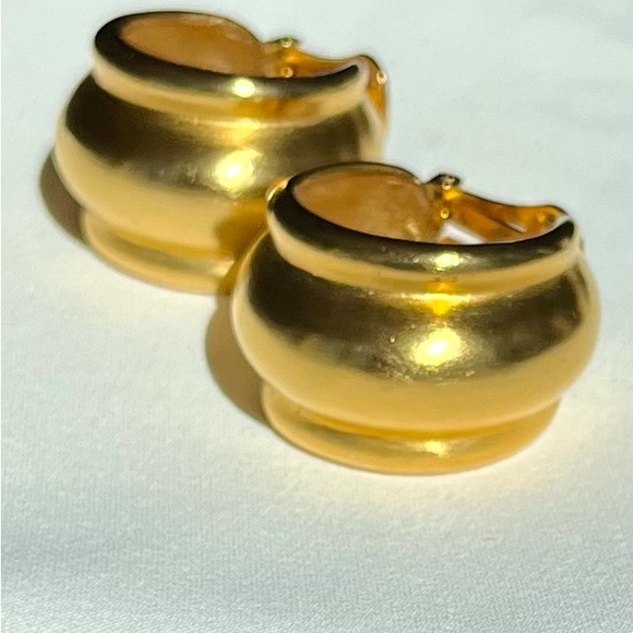 Clara Kasavina NYC 14k Gold Plated Earrings - Picture 1 of 16